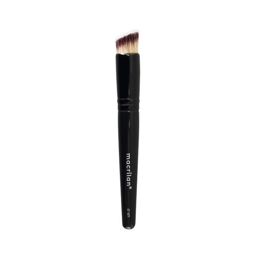 Pincel Profissional P/Base Kabuki Chanfrado Linha Ônix - Macrilan - O121