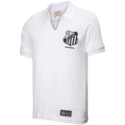 Camisa Santos Retrô Bicampeão 62/63 Infantil Juvenil Unissex Oficial