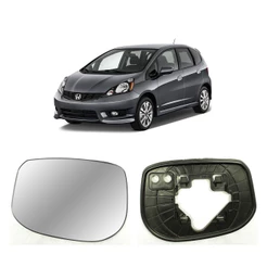 Lente Retrovisor Convexo Para Honda New Fit 2010 a 2014 Lado Direito
