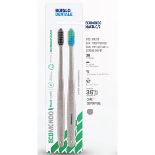 Escova Dental Ecomondo Macia Com 2 Bufalo