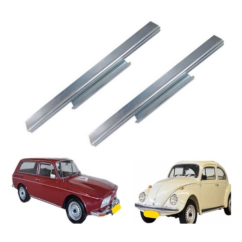 Par Suporte Base Do Vidro Da Porta Fusca Variant I em Oferta na Shopee