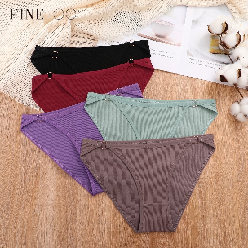 Finetooo Calcinha Feminina De Algodão Lingerie Íntima em Oferta na Shopee
