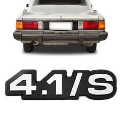 Emblema Letreiro 4.1/S Opala Caravan 1982 1983 1984 1985 1986 1987 1988 1989 1990 Cinza