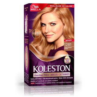 Tinta de Cabelo Koleston Louro Dourado Intenso 1281