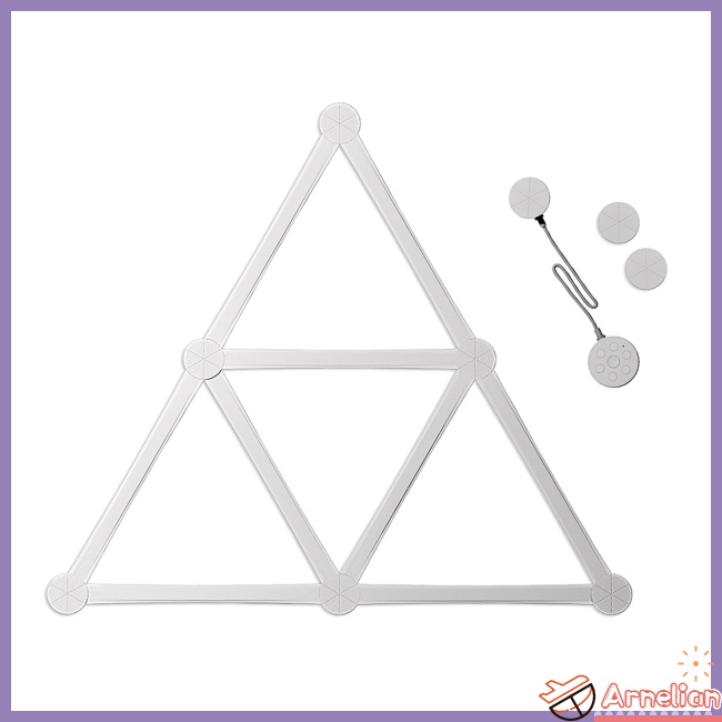 Anelian Smart WiFi RGB Linhas De Luzes De Parede LED 16M + Controle Remoto Colorido APP Control Dimmable Music Sync Light Bars Kit Para