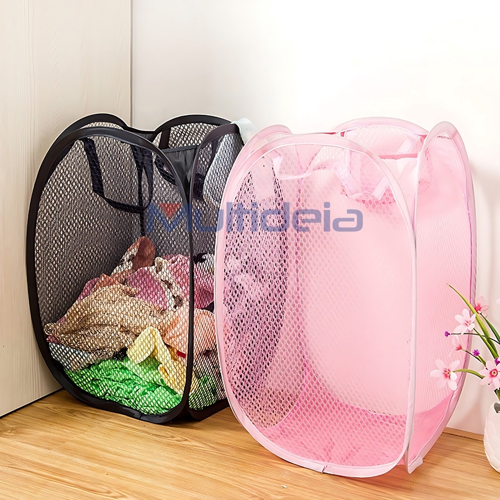 Cesto Organizador Para Roupas e Brinquedos Dobráve Multiuso  30*30*50CM em Oferta na Shopee