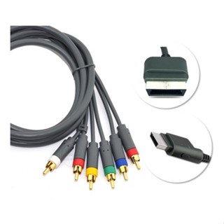 Cabo Vídeo Componente Para Xbox 360 Alta Definição Hd Av
