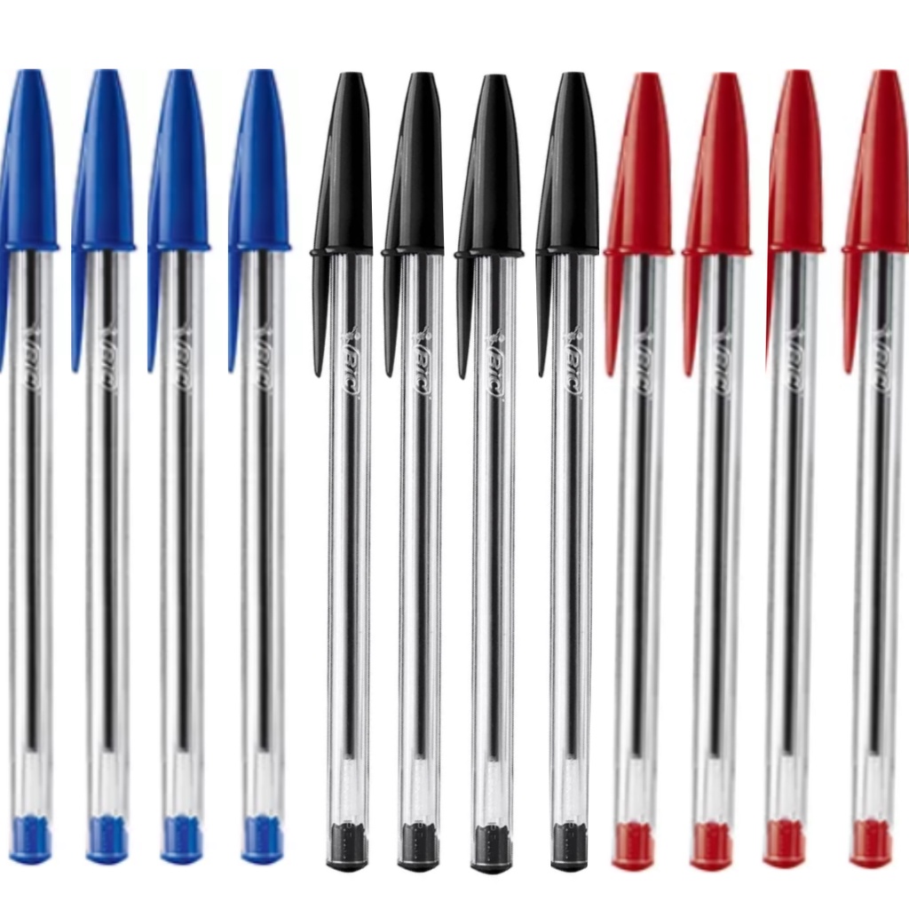 Caneta BIC Cristal MÉDIA 1.0  Esferográfica  Kit c/12  /8 /6 /4 / 3