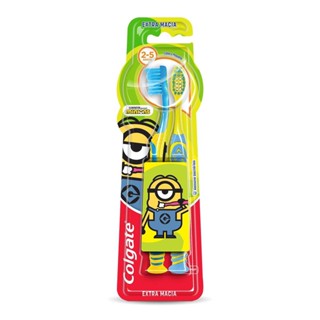 Escova Dental Colgate Minions 2 - 5 anos 2 unidades