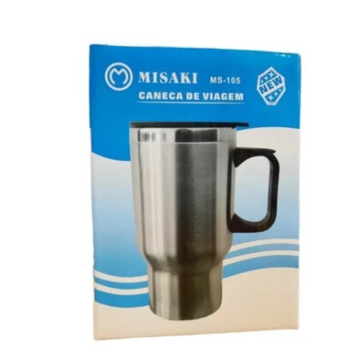 Caneca copo Térmico 350ml Com Tampa Em Aço Inox Paredes Duplas 350 Ml