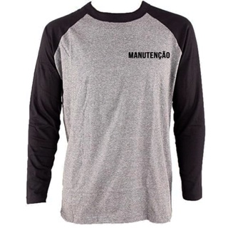 Camiseta manutenção  uniforme manga longa cumprida tecnico em Oferta na Shopee