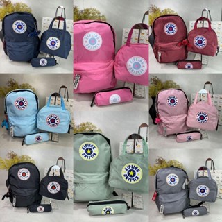 Kit 3 Peças Linha KPL Mochila Grande + Frasqueira Térmica + Estojo Escolar Acompanha Chaveiro Macaquinho