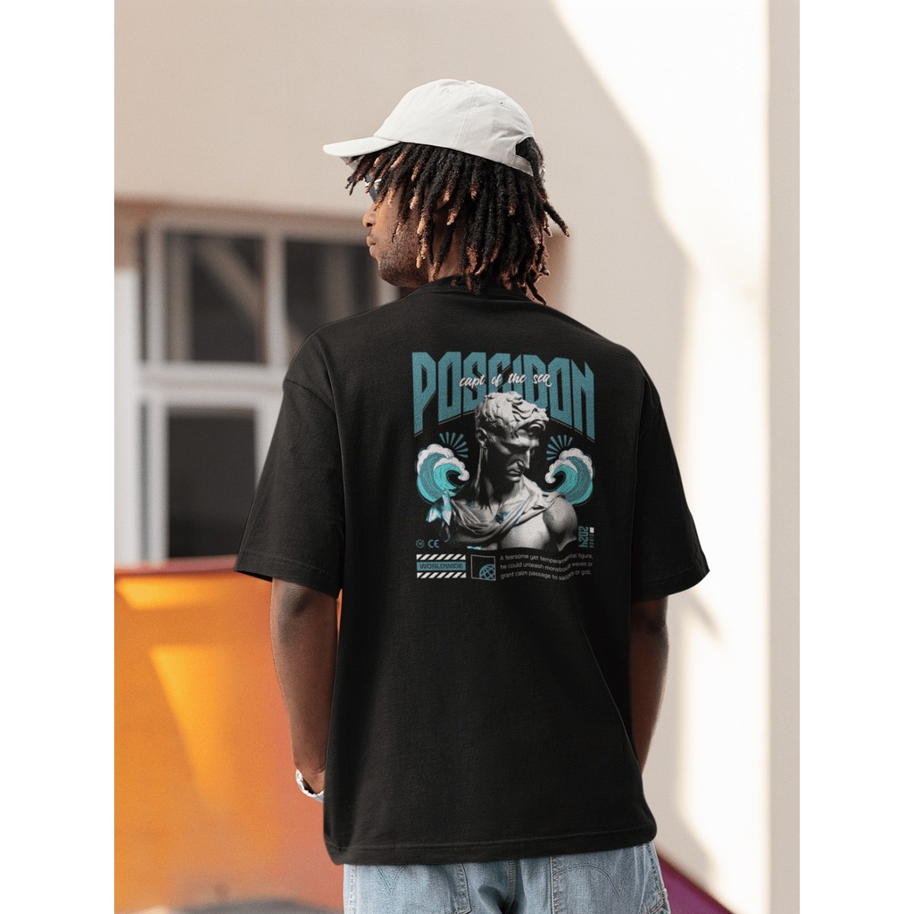 Camisa Camiseta Oversized Streetwear Ombro Caído Estampada Masculino e Feminino 100% Algodão Confortável Academia