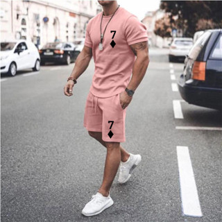 Kit Conjunto Masculino Camisa e Short 7(pode ter peqenas variações de cores em Oferta na Shopee