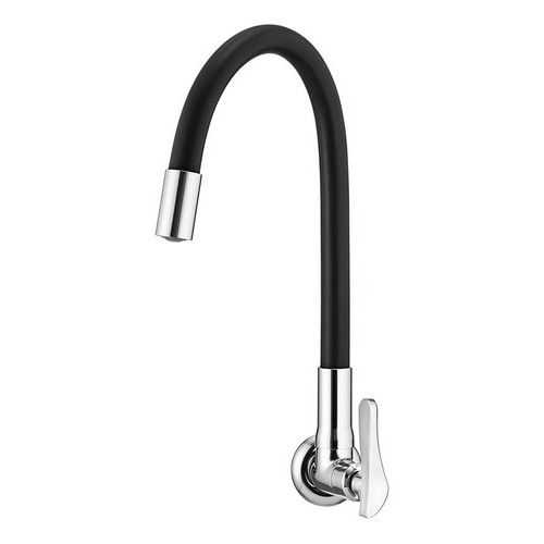 Lorenzetti Loren Flex 27 1178 Torneira De Cozinha Preto E Cromo Acabamento Cromado