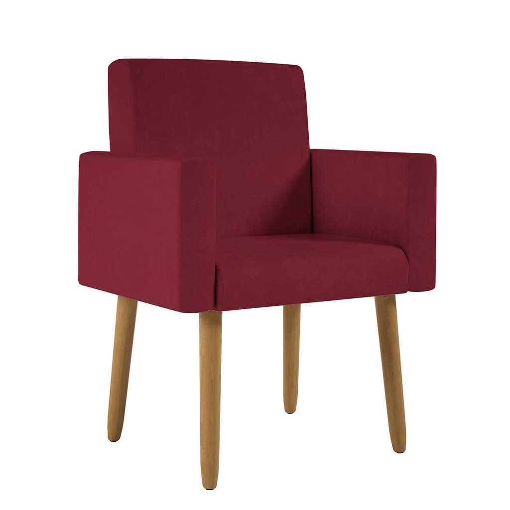 Cadeira Recepção Poltrona Decorativa Escritório Balaqui