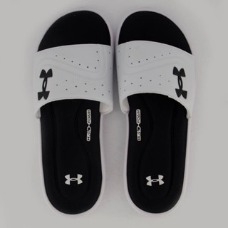 Chinelo Under Armour Ignite VI SE Branco e Preto em Oferta na Shopee