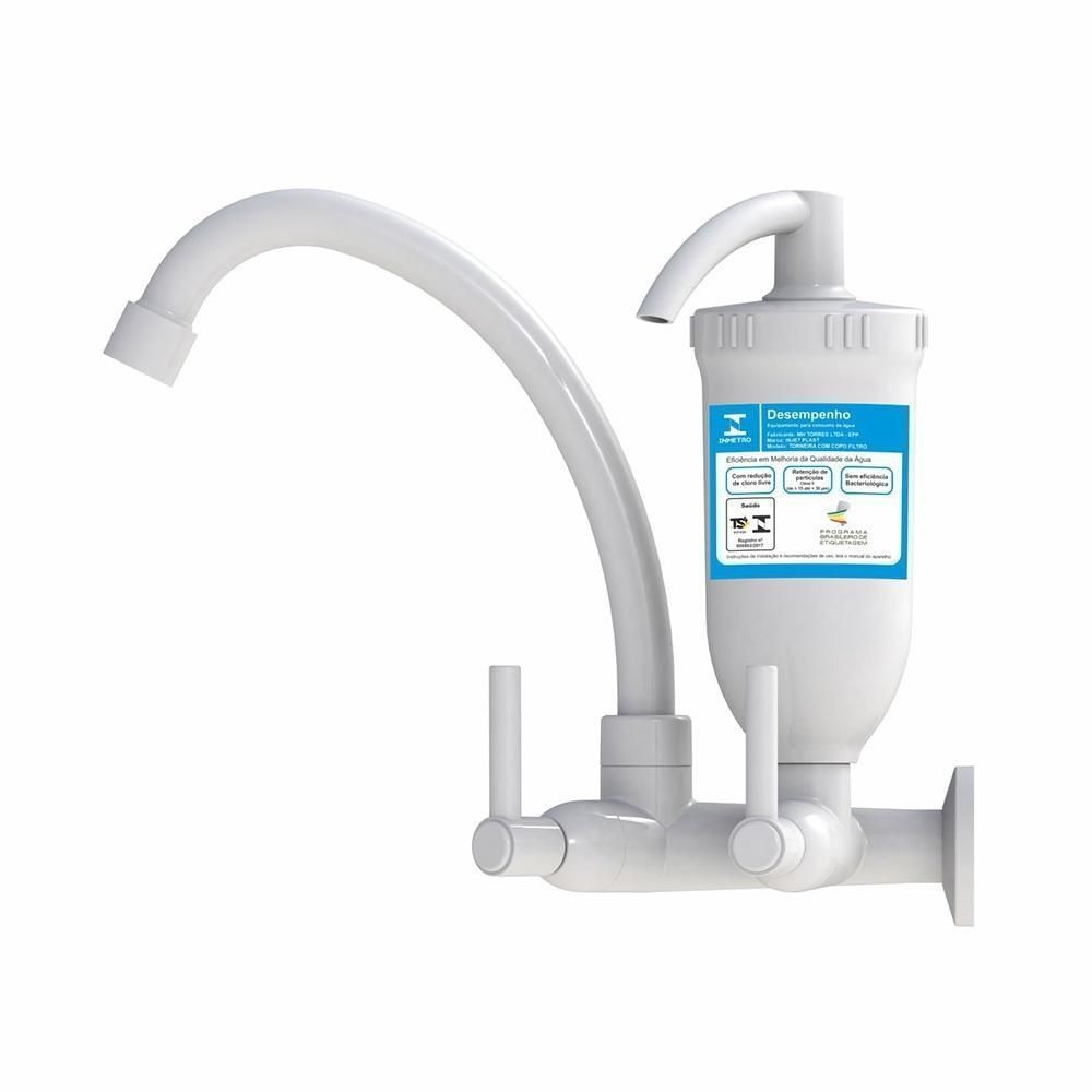 Torneira Abs Purificador De Água 2167 Pia Cozinha/Parede C70 1/4 Volta Branca em Oferta na Shopee