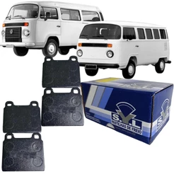 Jogo Pastilha Freio Dianteiro Kombi 1982 a 2014 Syl