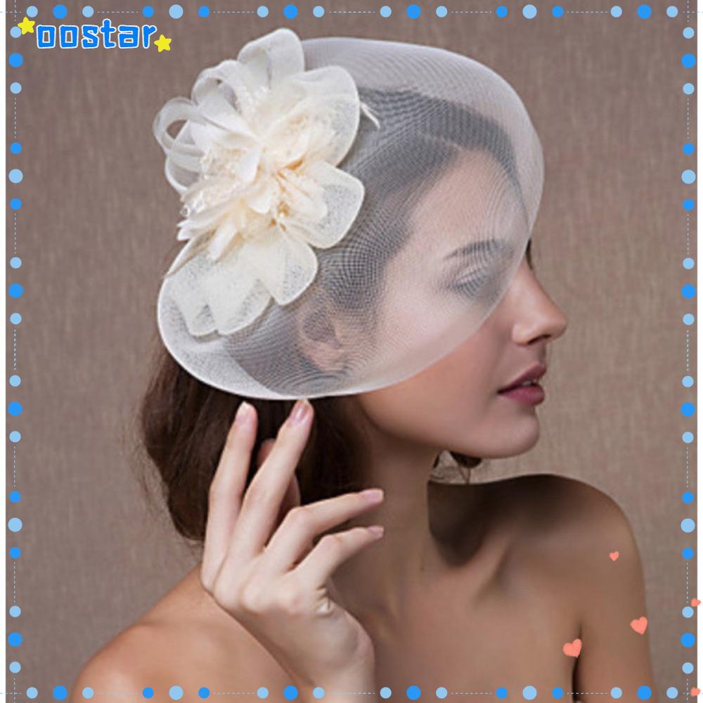 OOSTAR Fascinator Hairpin Party Fios De Malha Para Cabeleireiro em Oferta na Shopee