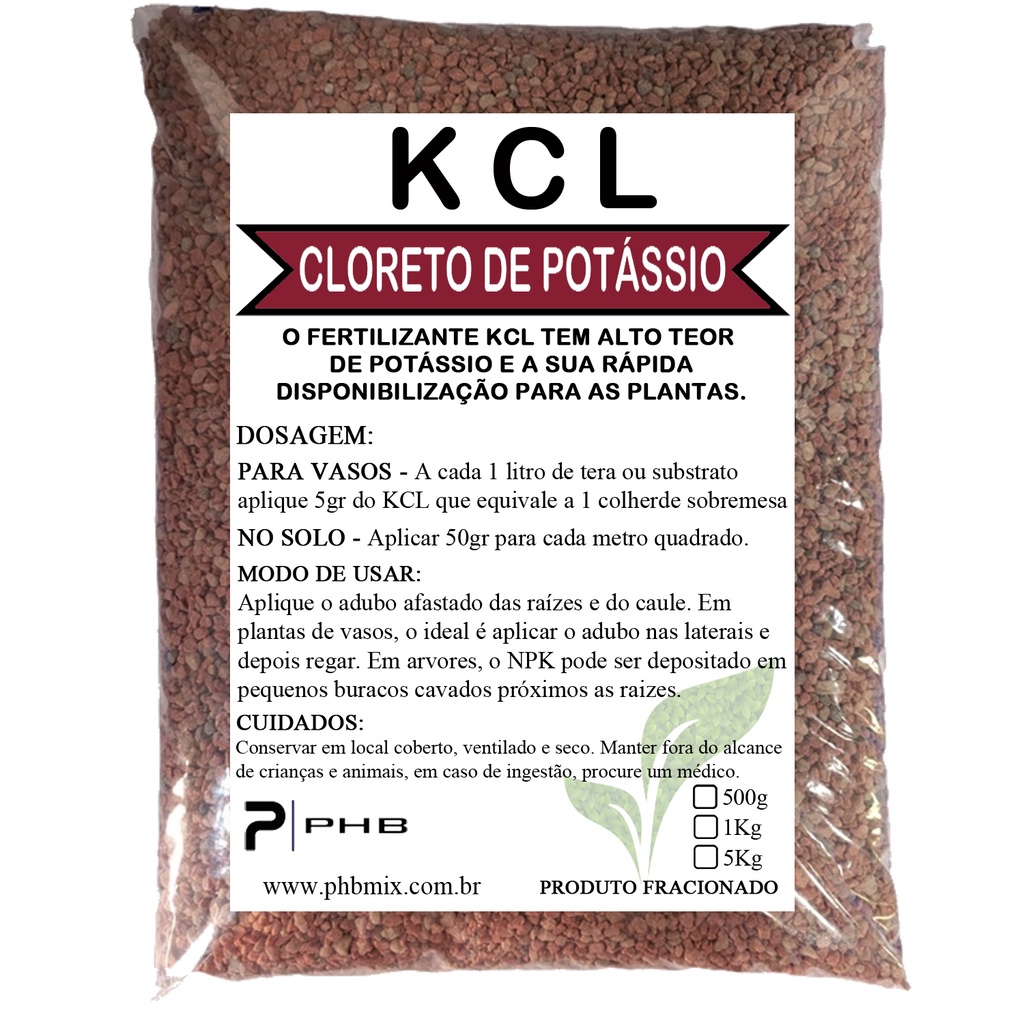 1Kg de Adubo Fertilizante Granulado Potássio em Oferta na Shopee