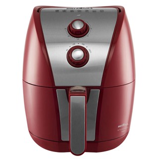 Fritadeira Air Fryer Britânia BRF11VI Inox Vermelha 4,4L 1500W