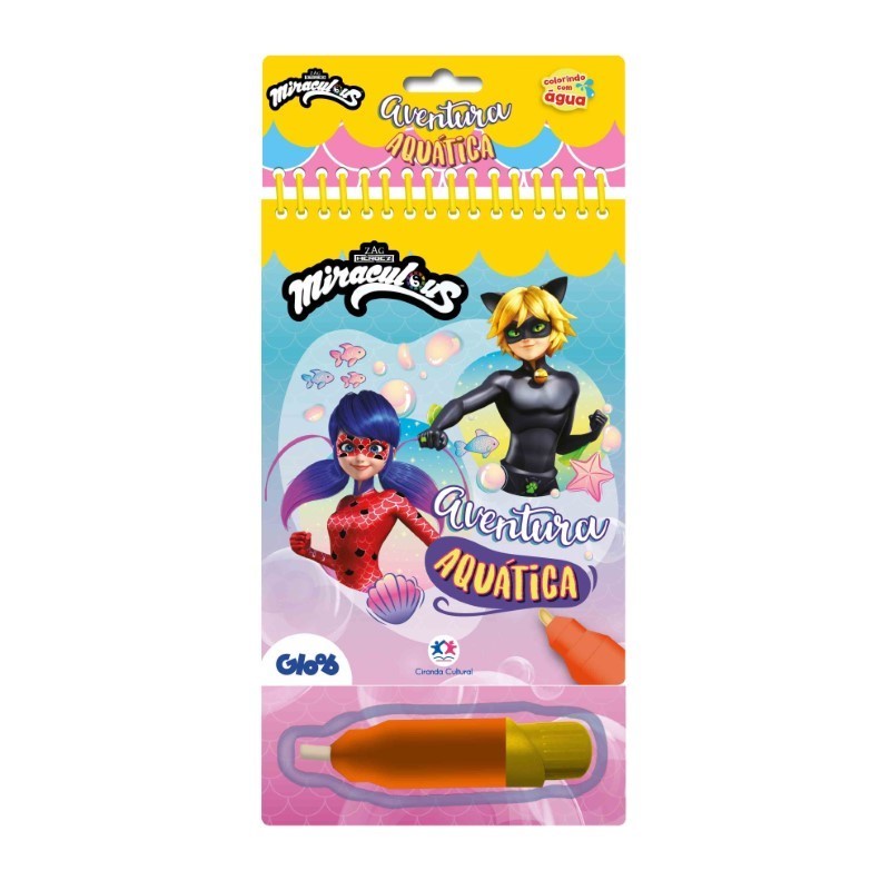 Colorindo com água: Ladybug - Aventura Aquática - Pintando com Água -  Aqua book Aquabook