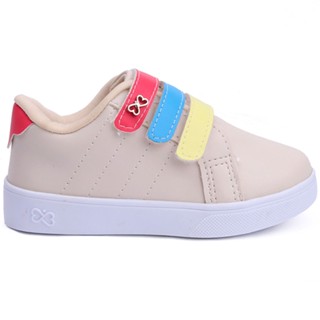 Tênis WorldColors Duda Kids - Off White/Multicolor