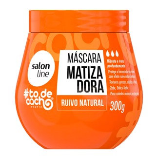 Máscara capilar matizadora Salon Line To de cacho Ruiva Natural 300g