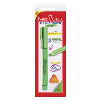 Pincel marca texto Verde SM/MTVDZF Faber-Castell