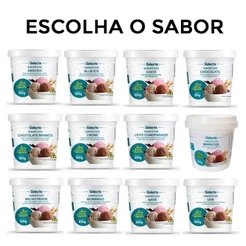 Base Sorvete Sabor em Pó para Sorvete Escolha o Sabor 80g a 100g - Selecta