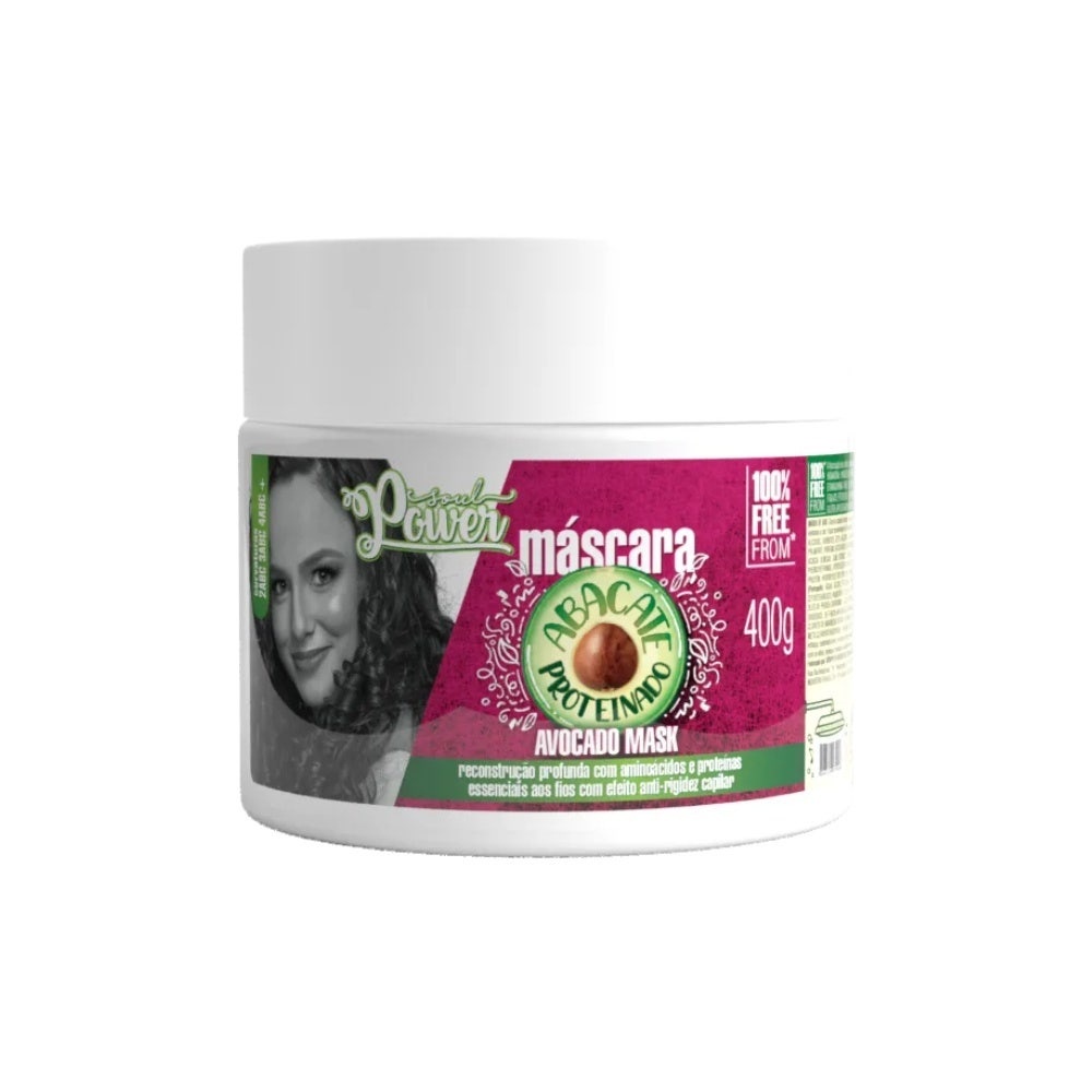 Máscara Capilar Beauty Color Abacate Avocado Mask Soul Power 400g - Beauty