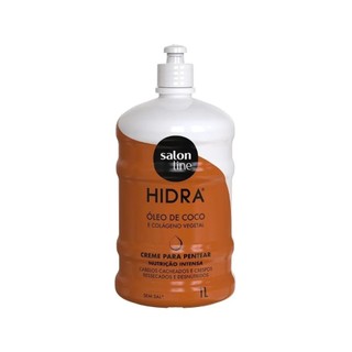 Creme Para Pentear Salon Line Hidra Coco 1L em Oferta na Shopee
