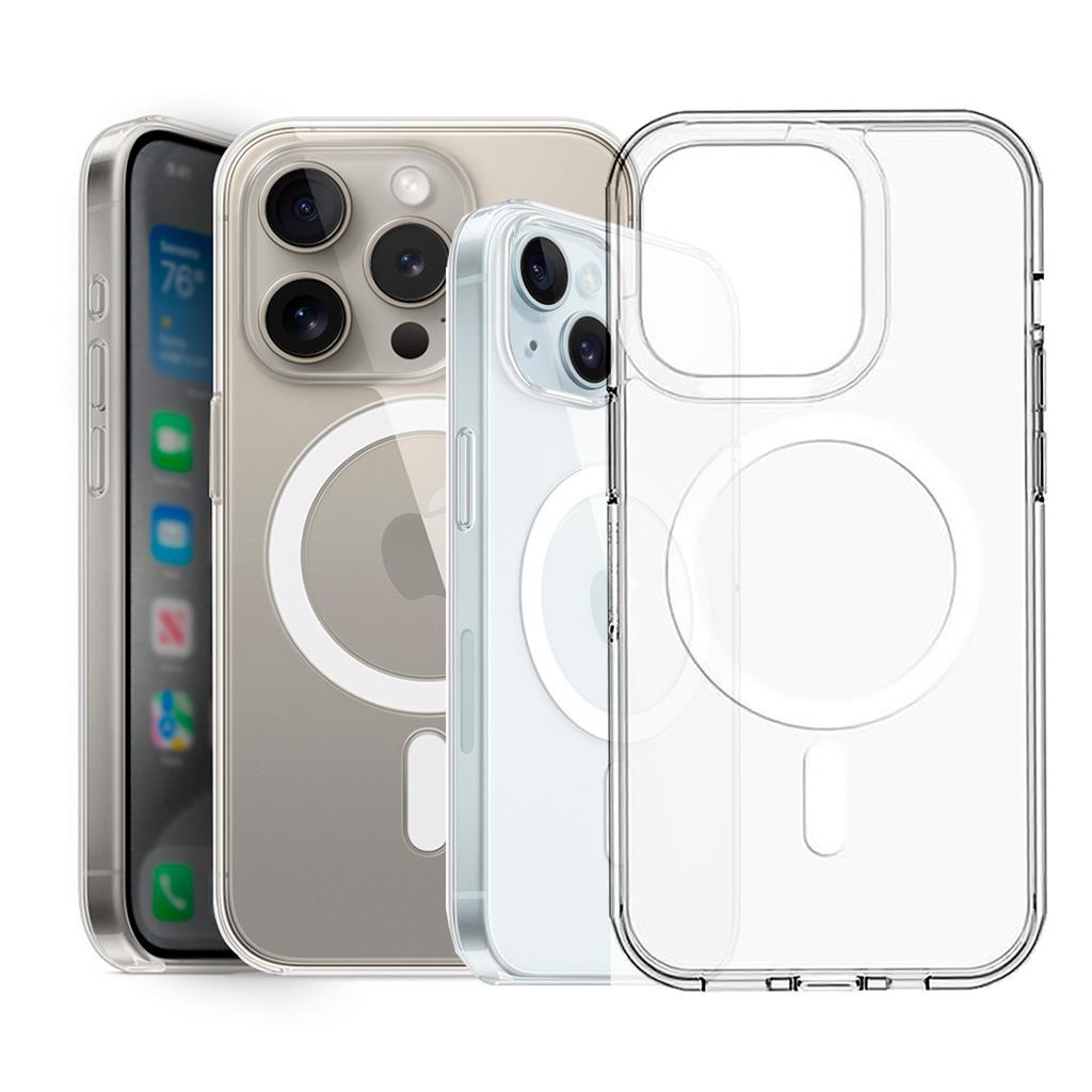 Capinha iPhone 15 Todos Modelos MagSafe Magnetica Capa Lancamento Carregamento por Inducao Com e Sem Fio