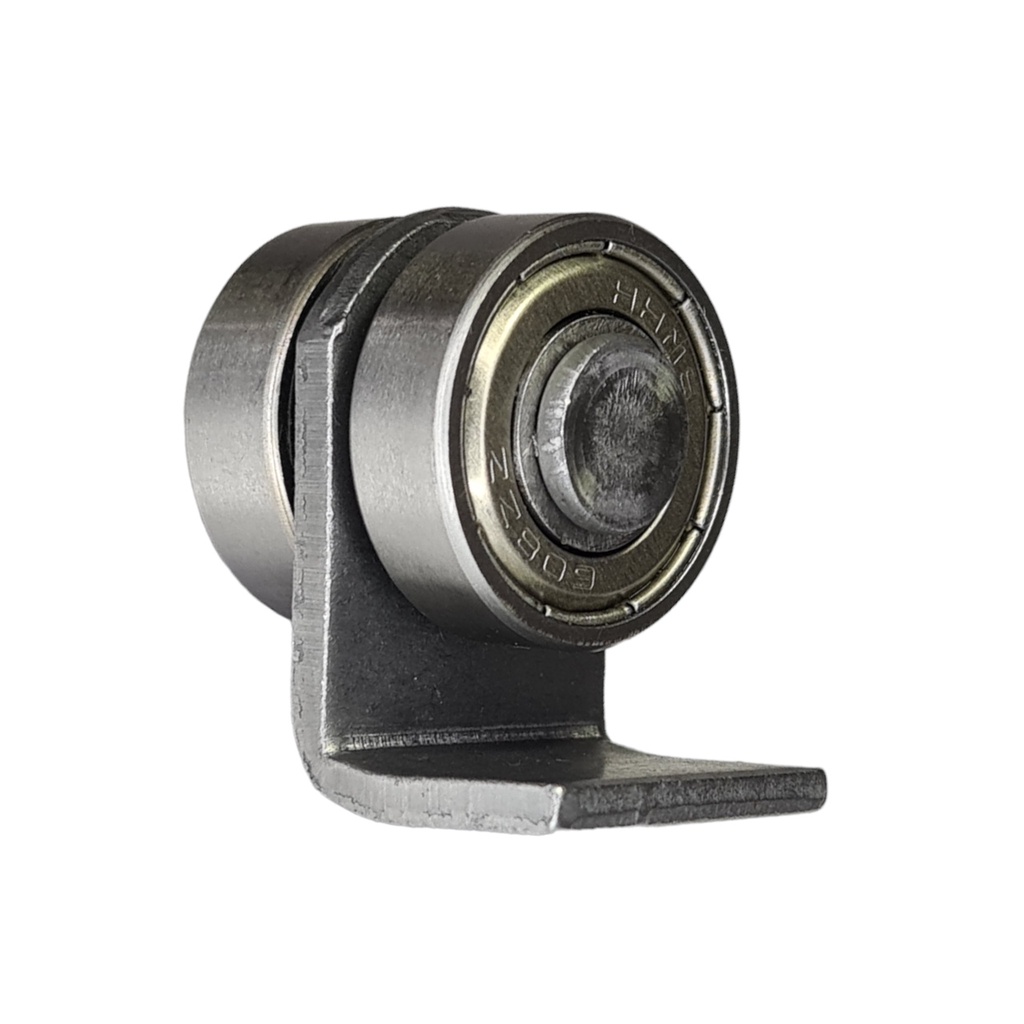 Carretel 7/8 Duplo Porta Janela Correr Ferro Móvel - Kit 4un