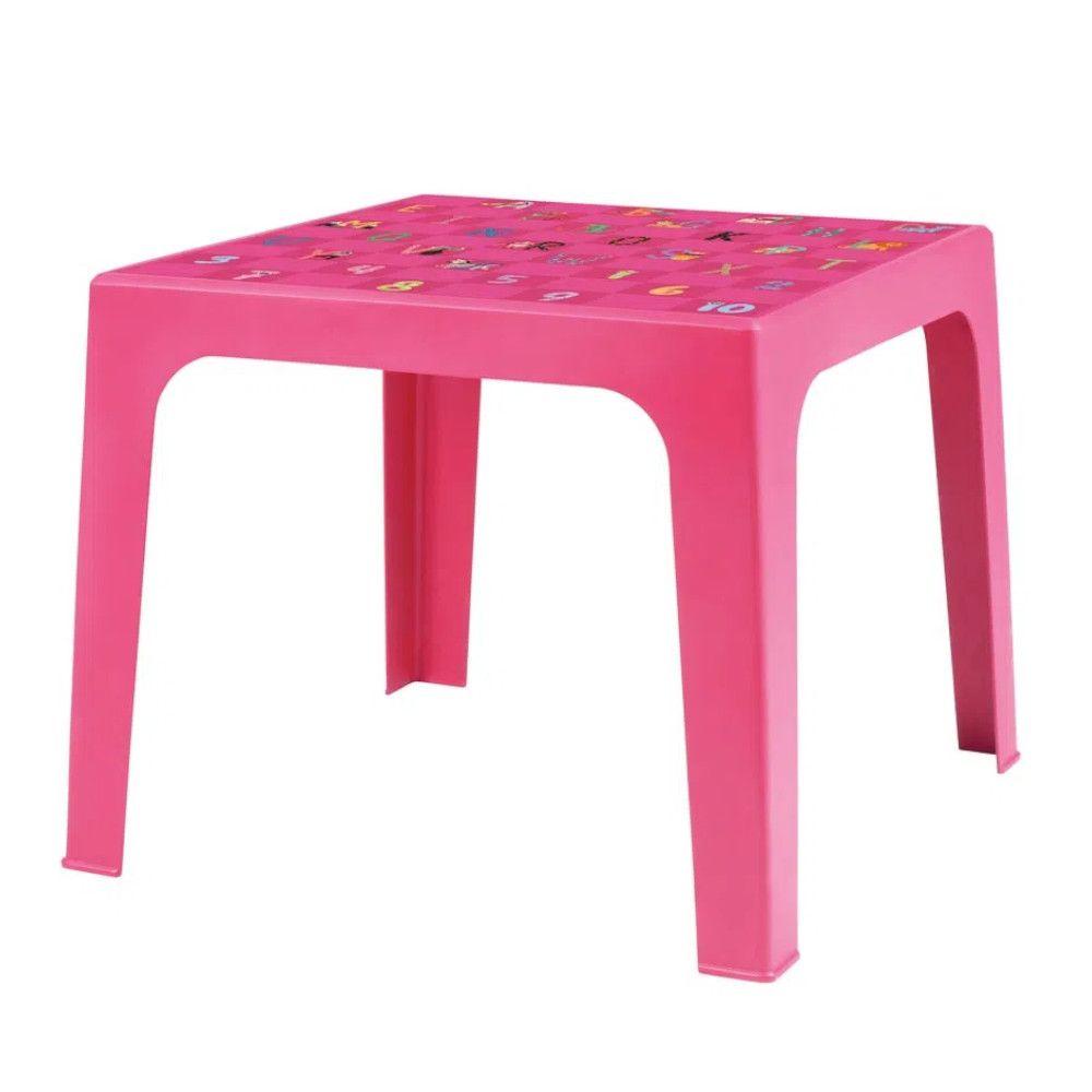 Mesa Infantil Mor 15151601 Plástica Kids Quadrada Estampada - Mom & Baby