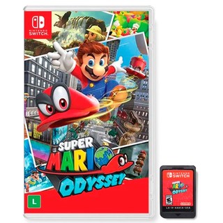 Jogo Super Mario Odyssey Nintendo Switch Mídia Física em Oferta na Shopee