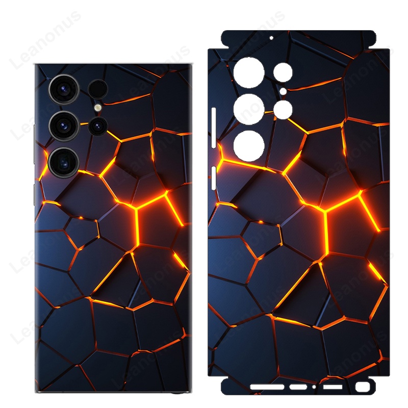 Pele Decalque Colorida Para Samsung Galaxy S22 S23 S24 S25 S26 Ultra A54 A55 A56 A17 5G Protetor De Tela Traseira Filme 