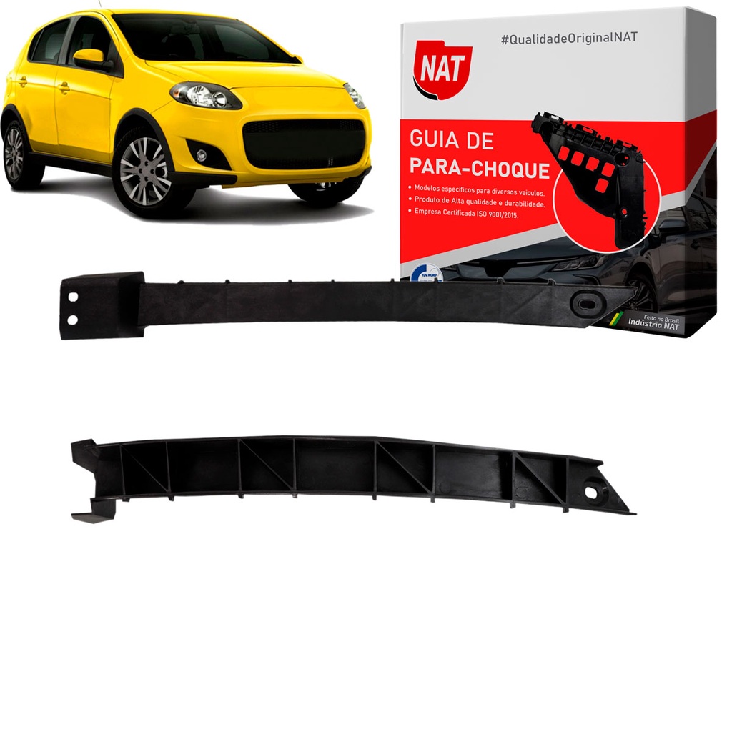 Suporte Guia Parachoque Palio/Weekend/Siena/Strada Fase 3 2008 Até 2012 - Strada Fase 4 2013 Até 2020 Dianteiro em Oferta na Shopee