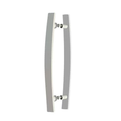 Puxador para Portas Madeira / Vidro 60 cm Curvo Branco