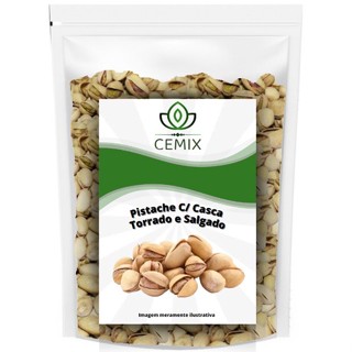Pistache Torrado E Salgado Premium Com Casca Cemix 1kg