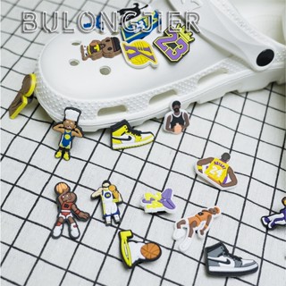 Shoe Decoration for Croc/Botão Pingente/Clog Shoes Acessórios/NBA Basquetebol