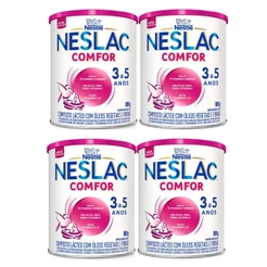Kit 4 Neslac Comfor Composto Lácteo 800g