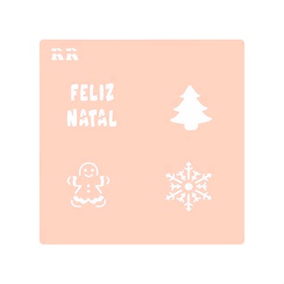 Stencil Natalinos 2 - Ref.4084 - 1 unidade - RR Cortadores - Rizzo em Oferta na Shopee