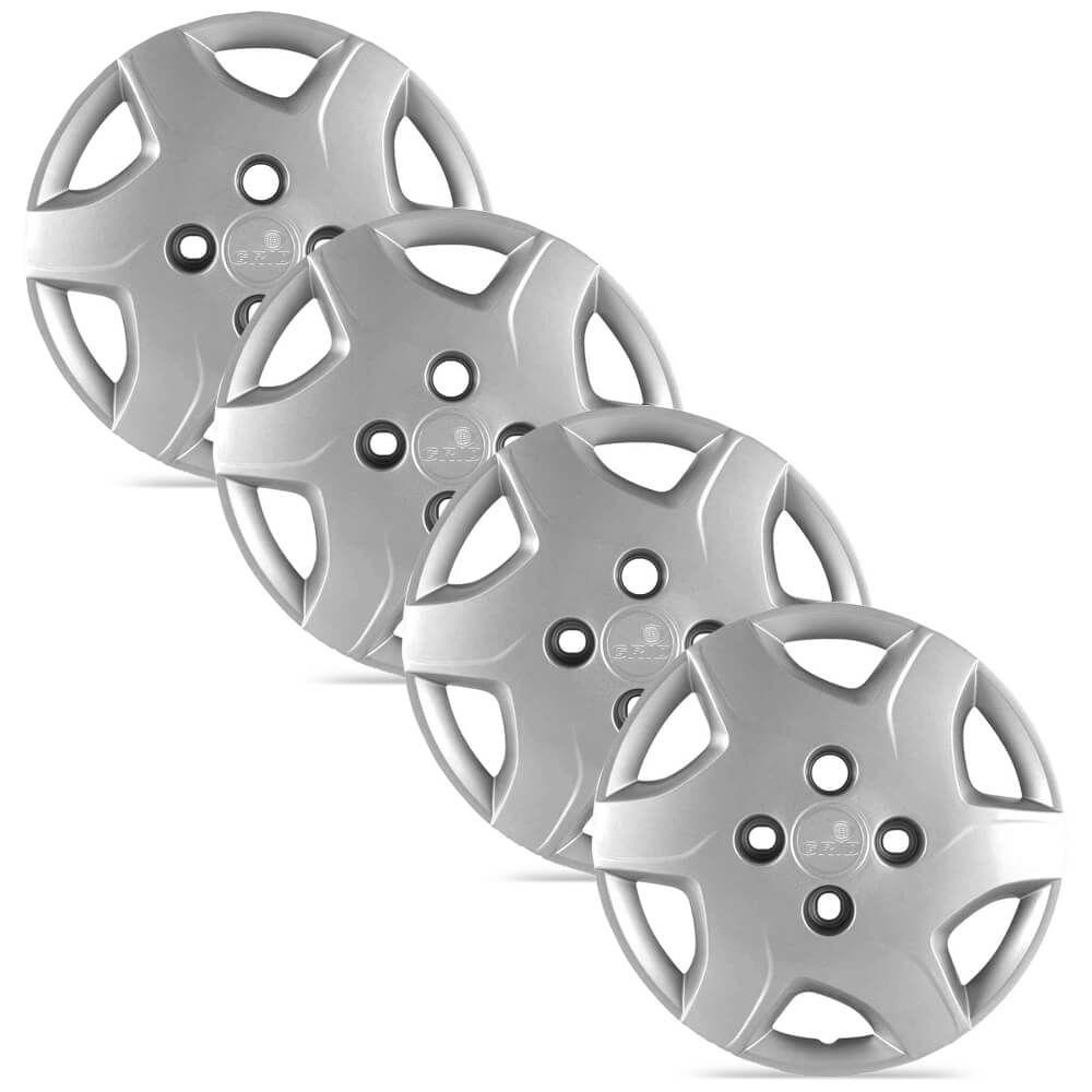 Jogo 4 Calota Original Chevrolet Celta Prata Aro 13 Grid em Oferta na Shopee