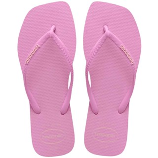 Chinelo Havaianas Slim Square Logo Pop Up