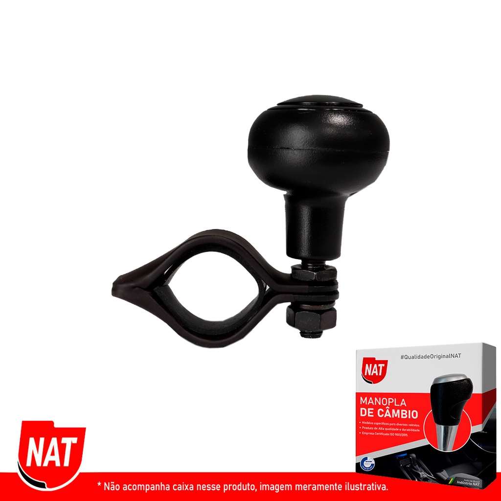 Manopla De Volante Pcd Universal Giratorio Nat em Oferta na Shopee