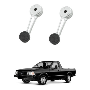 Par Macaneta Ou Manivela Cromada Vidro Pampa - Del Rey em Oferta na Shopee