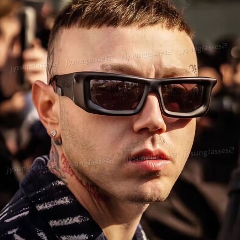 Y2k Prata Líquida CyberpunkTech Sense Square Óculos De Sol Retangulares Para Homens Mulheres WHITE Pioneer Futuro Europeu E Americano Spice Girls Personalidade Hip Hop Uv Proteção em Oferta na Shopee