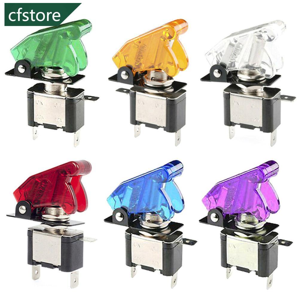 CFSTORE DC 12V 20A Caminhão De Embarcação Automóvel Iluminado Com Interruptor De Comutação LED Segurança Aeronave Flip Up Cover Guard K3S3